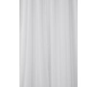 Croydex Professional Plain White Water-Resistant Textile Shower Curtain With Hygiene 'N' Clean 1800 x 1800mm