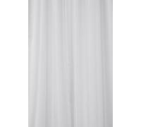 Croydex Professional Plain White Water-Resistant Textile Shower Curtain With Hygiene 'N' Clean 1800 x 1800mm