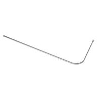 Croydex Profile 800 Angled Shower Rail 30 x 760 x 1830mm - White
