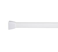 Croydex Profile 800 Straight Rail, Aluminum, White, 76 x 1 x 3 cm