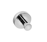 Croydex QM481741 Flexi-Fix Epsom Robe Hook, Chrome | Wall mounted | No drill required | Your choice to screw or glue with Flexi-Fix brackets | Modern Design | Fixings Included