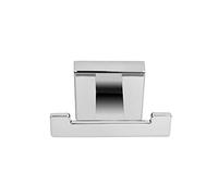 Croydex QM511741 Flexi-Fix Easy to Fit Cheadle Chrome Plated Square Design Double Robe Hook