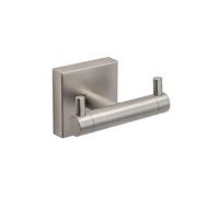 Croydex Robe Towel Hook Double Hanger Bathroom Accessory - Chiswick