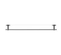 Croydex Flexi-Fix Romsey Towel Rail with Zinc Alloy Construction, Chrome, Silver