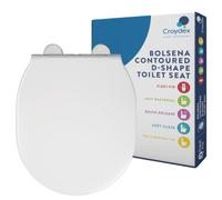 Croydex Bolsena Flexi-Fix™ Soft Close Quick Release Toilet Seat - White
