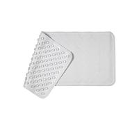 Croydex Rubagrip Bath Mat Non Slip Anti Mould for Inside Bath - Slip Resistant with Secure Grip Suction Cups, Easy to Clean, Made from Natural Rubber, Anti-Bacterial Hygiene 'N' Clean (58 x 34cm)