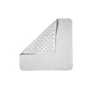 Croydex Rubagrip Square Shower Mat, Bath Mat Non Slip Anti Mould, Natural Rubber, Secure Grip Suction Cups, Anti-Bacterial Hygiene 'n' Clean, Non Slip