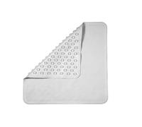 Croydex Rubagrip Square Shower Mat - Secure Grip Suction Cups for a Non Slip Shower Mat with Anti Mould and Anti-Bacterial Additive Made From Natural Rubber, 53x53cm