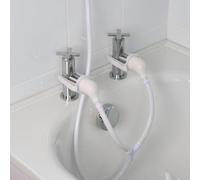 Croydex Secura Double Shower Attachment for Taps