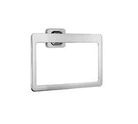 Croydex Flexi-Fix Easy to Fit Shoreditch Towel Ring with Zinc Alloy Construction, Chrome
