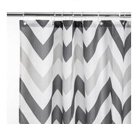 Croydex Shower Curtain, Grey, 1800x1800