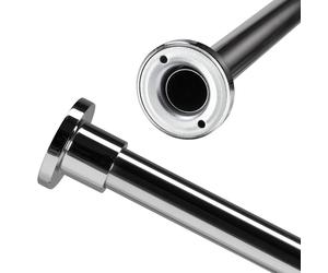 Croydex Shower Curtain Pole Premium Stainless Steel Shower Rod 2000mm