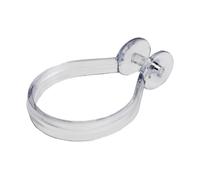 Croydex Shower Curtain Rings Button Type Chrome 12pcs