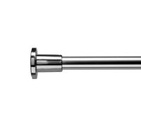 Croydex Shower Curtain Telescopic Rod 8" 6" Silver