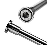 Croydex Shower Curtain Rod Extendable Pole, 1060-1830mm, Telescopic, Aluminium, Silver Finish