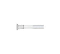 Croydex Shower Curtain Telescopic Rod 6" White [AD101022]