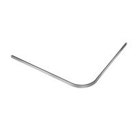 Croydex Shower Rail, Aluminum, Silver