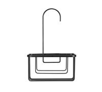 Croydex Shower Riser Rail Hook Over Caddy - Black