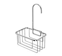 Croydex Shower Riser Rail Hook Over Caddy - Chrome