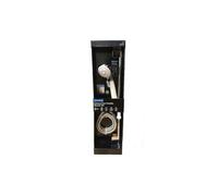 Croydex Shower Set - Handset, Rail, Hose and Slider in Chrome/Silver