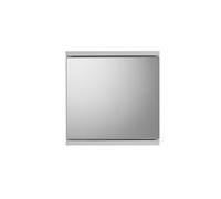Croydex Simplicity Self-Assembly 1 Door Mirror Cabinet (FSC MDF), White
