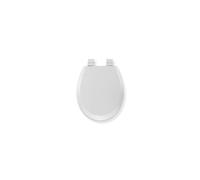 Croydex Carron Moulded Wood Toilet Seat - White