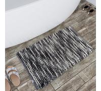 Croydex Soft Grey Bath Mat 80 X 50Cm