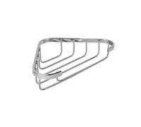 Croydex Stainless Steel Corner Soap Dish | Wall Mounted | Space Saving Design | Durable Chrome Plated Finish | Rust Resistant