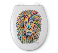Croydex Steven Brown "lewis Mczoo" Soft Close Toilet Seat With Flexi-Fix™ Hinges