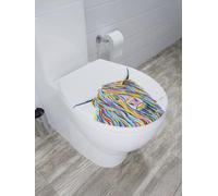 Croydex Steven Brown Toilet Seat Print