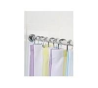 Croydex Stick 'N' Lock Extendable Shower Curtain Pole Chrome Chrome