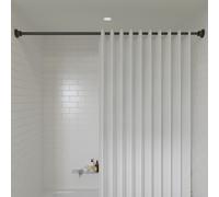Croydex Stick ‘n’ Lock™ Extendable Shower Curtain Rod - Black