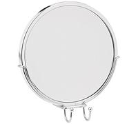 Croydex Stick-n-Lock Plus Anti-Fog Mirror and Razor Holder, Silver