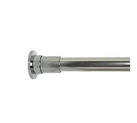Croydex Stick 'N' Lock Plus Easy to Fix Extendable Telescopic Rod with 22 mm Tube, Aluminum, Chrome, 6 ft