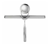 Croydex Stick 'n' Lock Self-Adhesive Shower Squeegee for Shower Doors or Window Cleaner Bathroom Accessory - Sticky Pad Adheres to Most Flat Surfaces, Rust Free, All Fittings Included