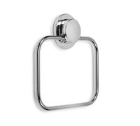 Croydex Stick 'n' Lock Towel Ring - Chrome