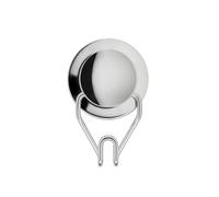 Croydex Stick 'n' Lock Towel & Robe Hooks Self-Adhesive Fixing - Rust Free Chrome Finish Door Hooks for Bathroom - Sticky Pad Adheres to Most Flat Finished Surfaces - All Fittings Included