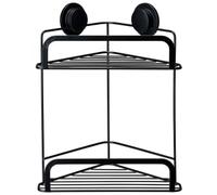 Croydex Stick-n-Lock 2 Tier Corner Basket