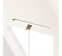 Croydex Stick On LED Bathroom Mirror Light, 40cm (White) | Cabinet or Wall Mounted Lamp | Dimmable Brightness | Change Colour Temperature | Built-in Timer | Rechargeable Wall Light