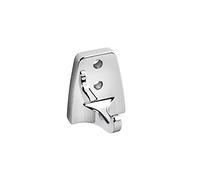 Croydex Sutton Chrome Bathroom Robe & Towel Hook | Wall Mounted | Traditional Design | Durable Zinc Alloy Construction | Bathroom Storage Solution