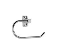 Croydex Sutton Chrome Toilet Roll Holder - Durable Zinc Alloy Bathroom Storage Solution with Chrome Finish, Classic Design for Compact Spaces, Includes All Fixings for Easy Install