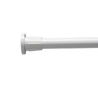 Croydex Telescopic Shower Curtain Rod Extends from 1060mm to 1830mm White