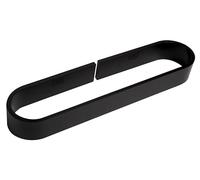 Croydex Telesto Modern Black Towel Rail 250mm