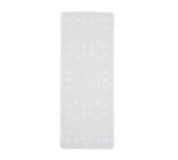 Croydex Teviot Bath Mat Non Slip for Inside Bath, Cushioned (90 x 35cm) | Cushioned comfort | Pressure relief design | Antibacterial treated | Secure grip suction cups
