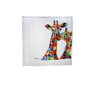 Croydex Textile Bath Shower Curtain Francie & Josie Giraffe 180cm x 180cm
