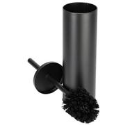 Croydex Toilet Brush & Holder - Matte Black