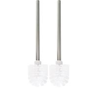 Croydex Toilet Brush, Stainless Steel, One Size (Pack of 2)