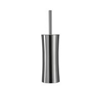 Croydex Toilet Brush With Freestanding Polished Steel Curvy Holder