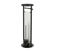 Croydex Toilet Butler, Toilet Roll Holder & Toilet Brush in Matt Black