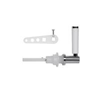 Croydex Cistern Lever Blanc - Chrome/White